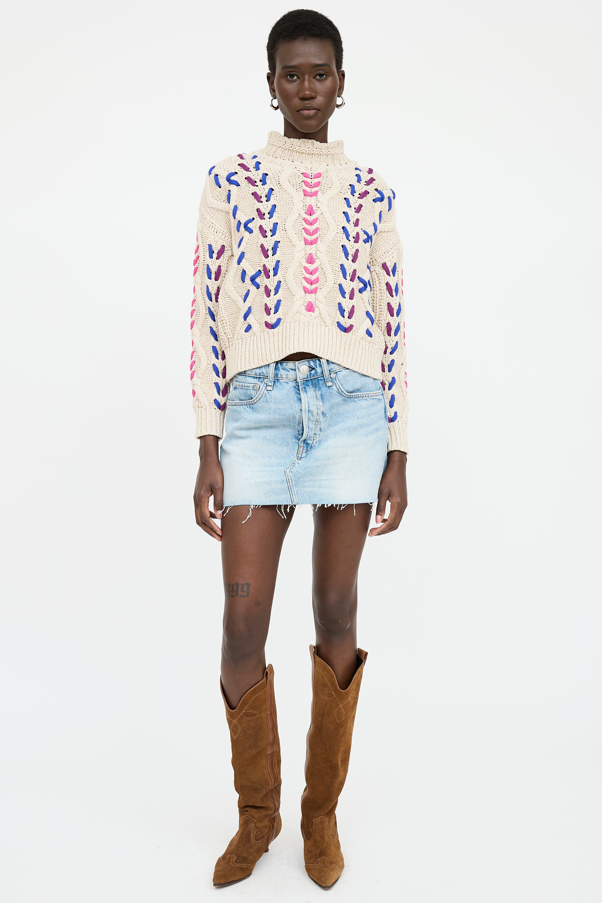 Isabel Marant Étoile Knit Braided Sweater