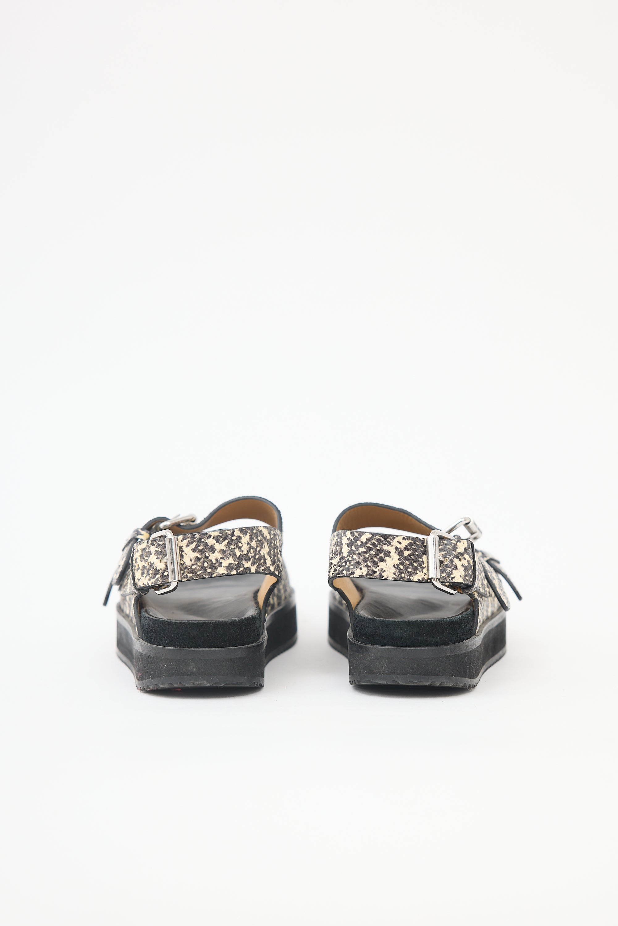 Isabel Marant Embossed Leather Ophie Sandal