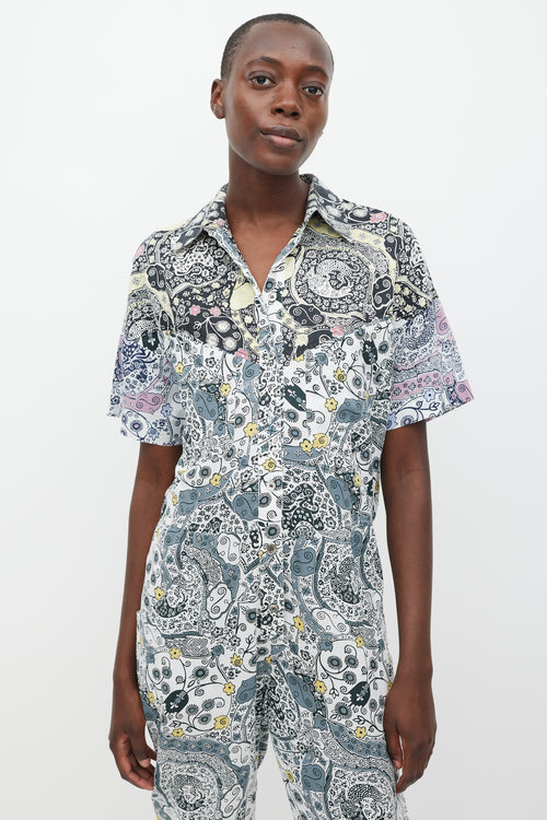 Isabel Marant Étoile Black & Multicolour Floral Jumpsuit