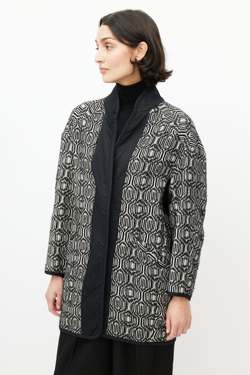 Isabel Marant Étoile Black & White Knit Jacket