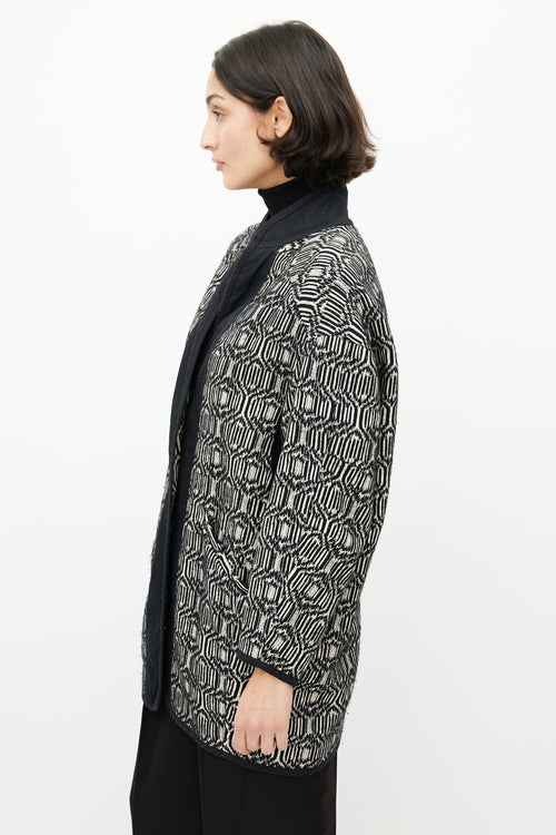 Isabel Marant Étoile Black & White Knit Jacket