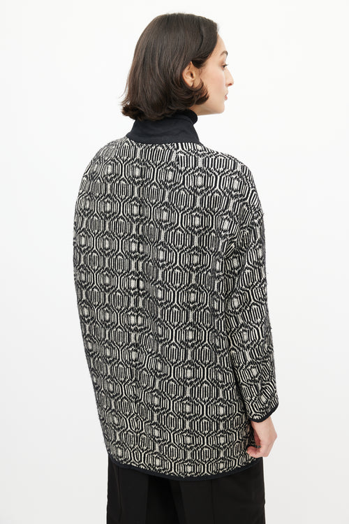 Isabel Marant Étoile Black & White Knit Jacket