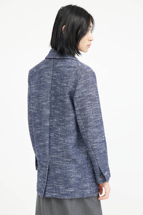 Isabel Marant Étoile Blue & White Wool Blazer