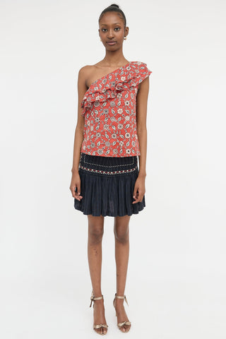 Isabel Marant Étoile Linen Floral Top