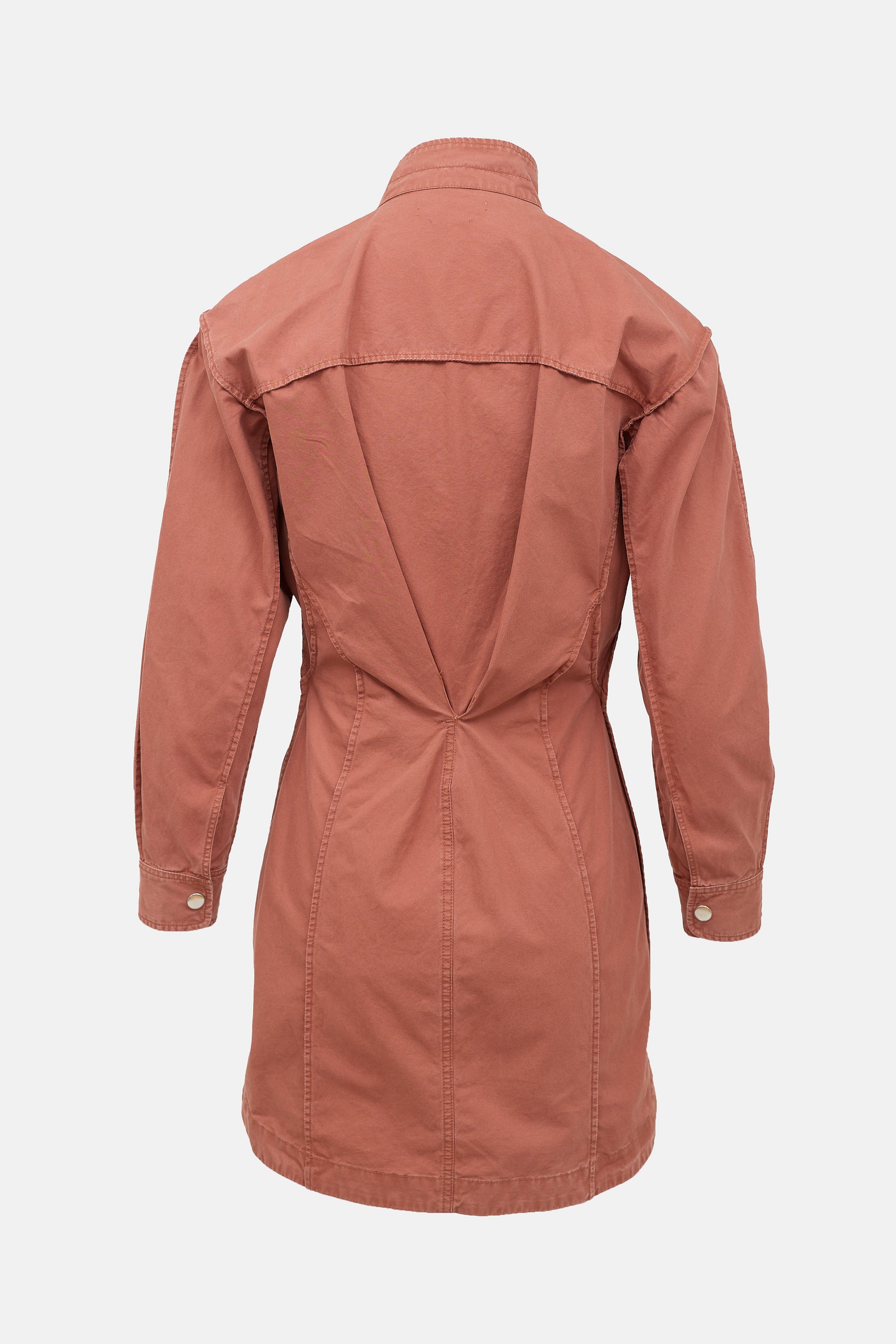 Isabel Marant Étoile Pleated Long Sleeve Dress