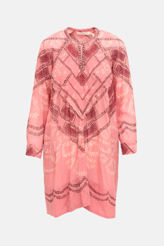 Isabel Marant Étoile Studded Patterned Dress