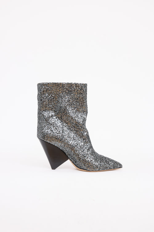 Isabel Marant Glitter Ankle Boot