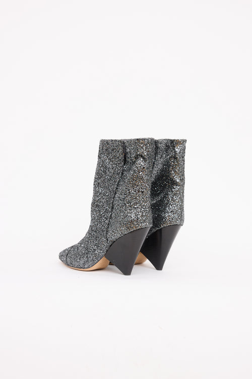 Isabel Marant Glitter Ankle Boot