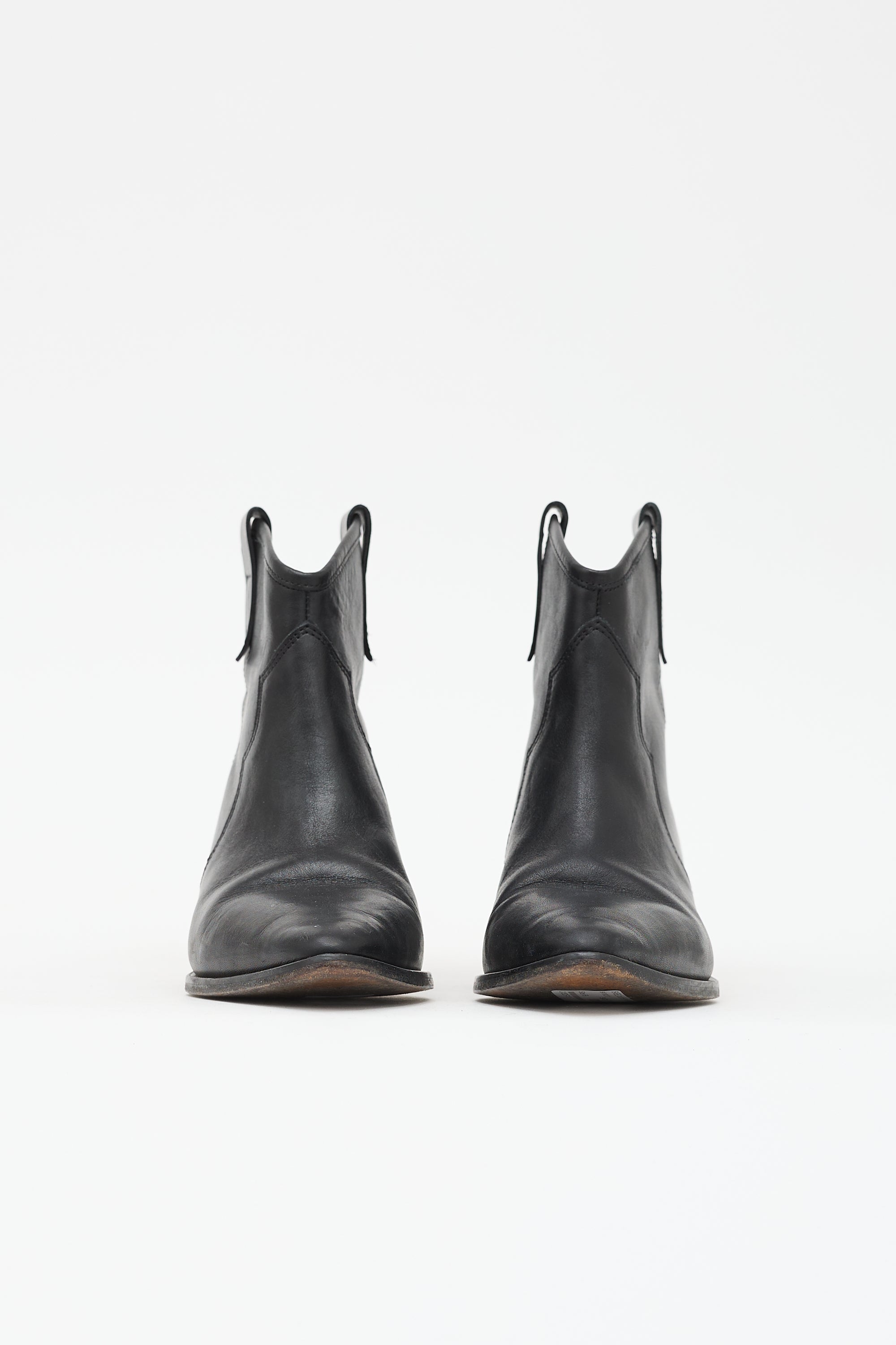 Isabel Marant Leather Dawyna Ankle Boot
