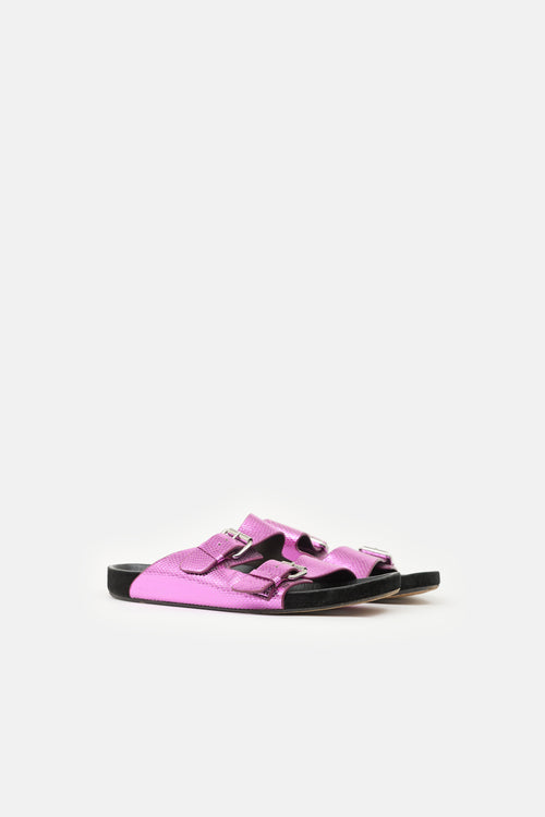 Isabel Marant Leather Lennyo Sandal