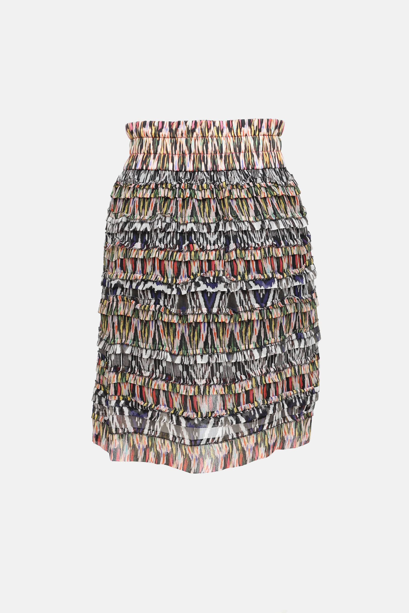 Isabel Marant Silk Ruffle Skirt