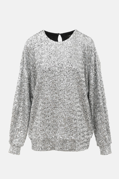 Isabel Marant Sequin Long Sleeve Top