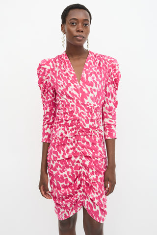 Isabel Marant Silk Ruched Celina Dress