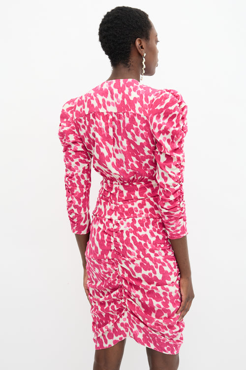 Isabel Marant Silk Ruched Celina Dress