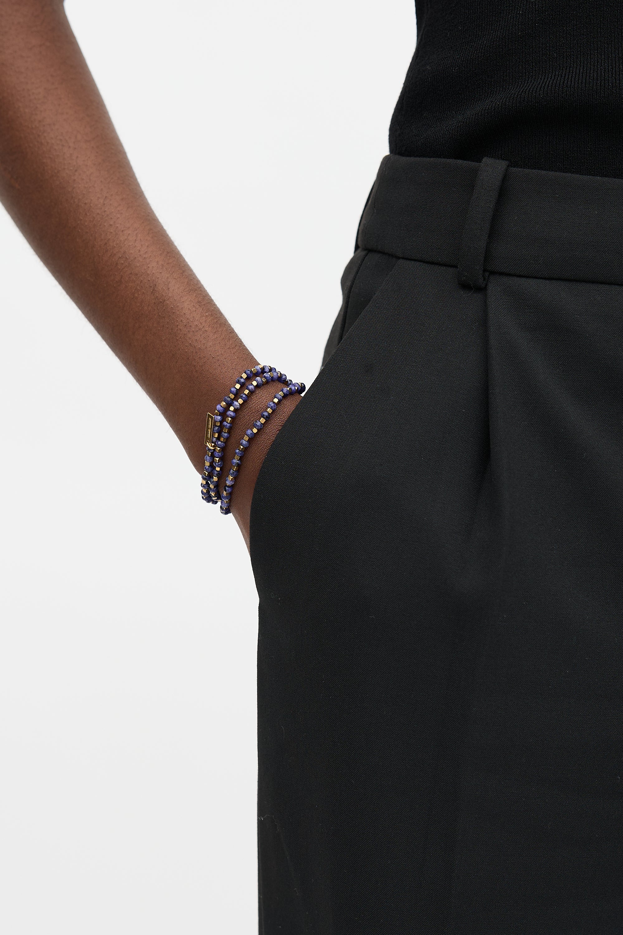 Isabel Marant Three Strand Beaded Bracelet