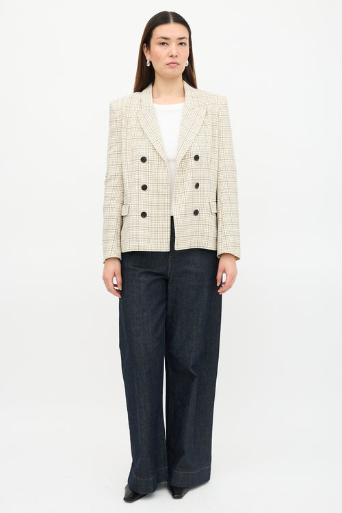 Isabel Marant Double Breasted Check Blazer