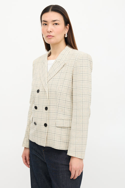 Isabel Marant Double Breasted Check Blazer