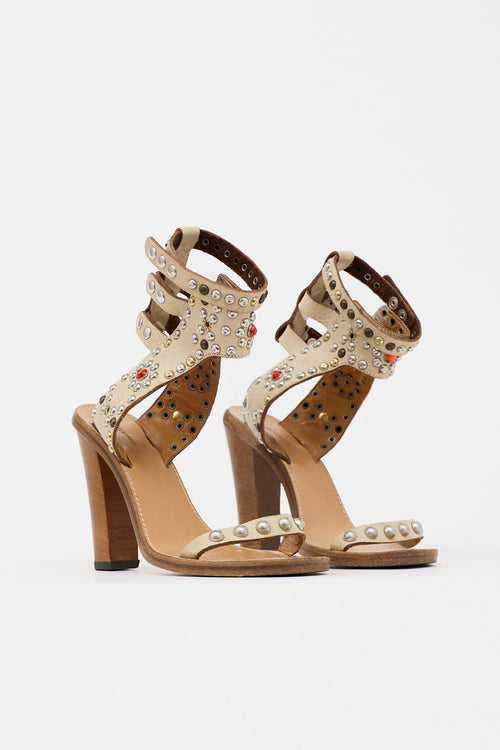 Isabel Marant Leather Elvis Sandal