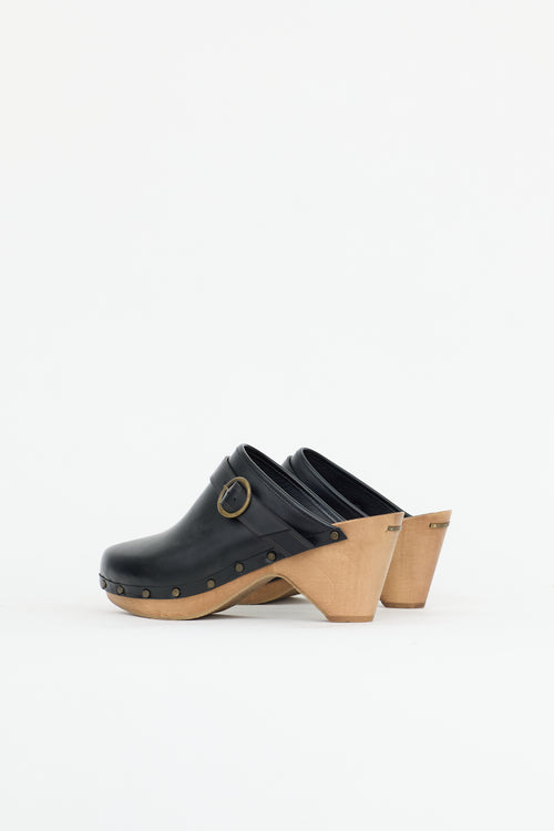 Isabel Marant Leather Titya Clog Mule