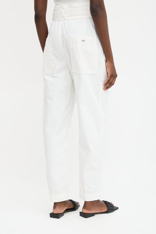 Isabel Marant Mesh Panel Tapered Trouser