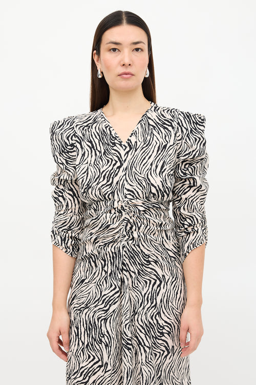 Isabel Marant Silk Printed Albi Dress