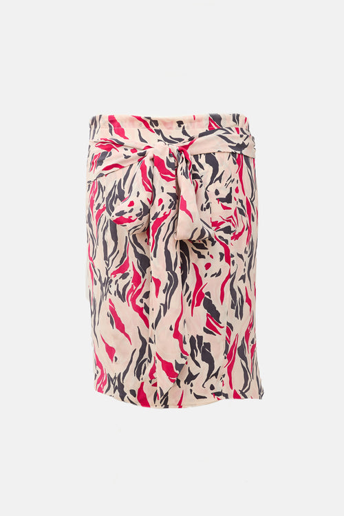 Isabel Marant Silk Wrap Skirt