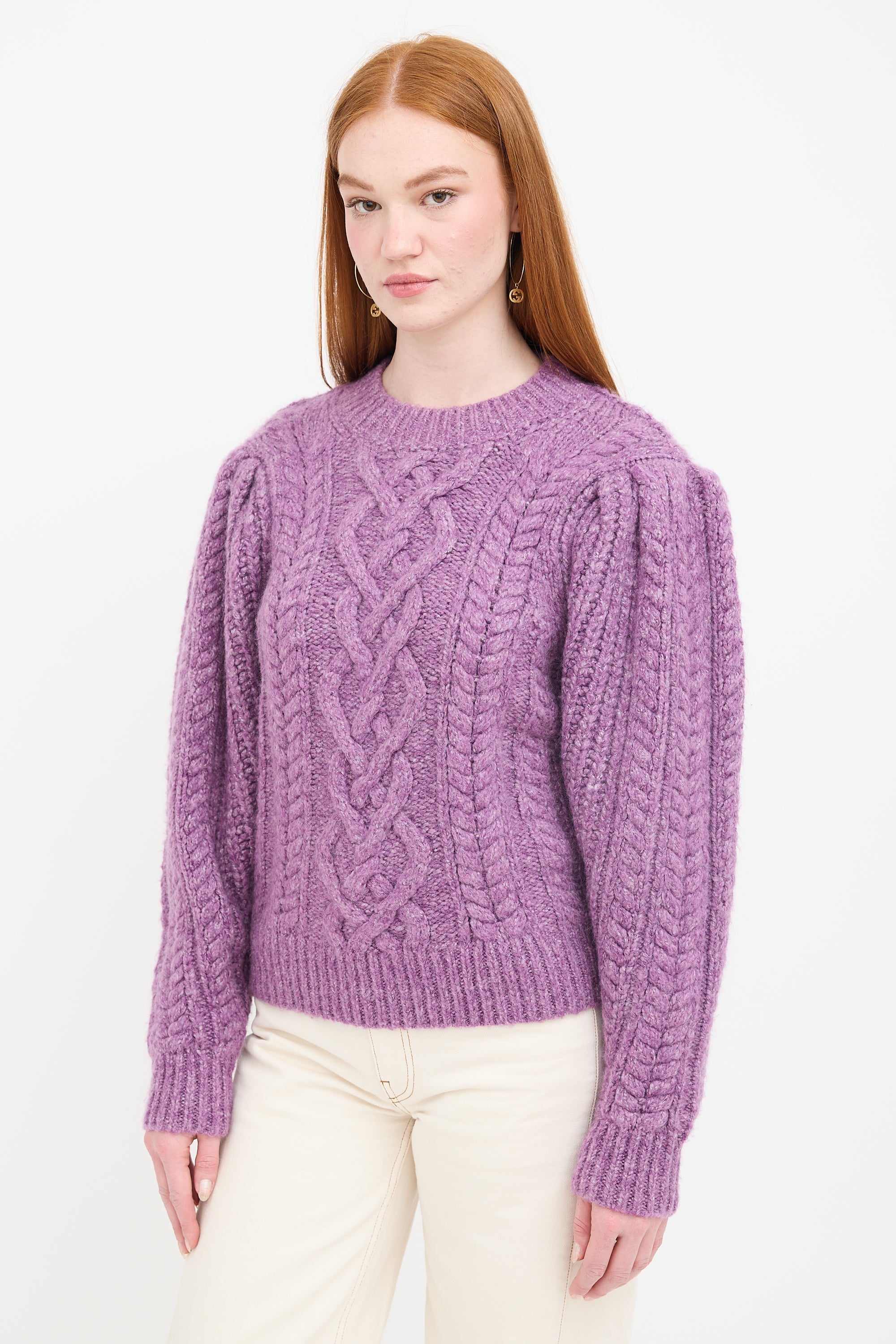 Isabel Marant Étoile Chunky Cable Knit Sweater