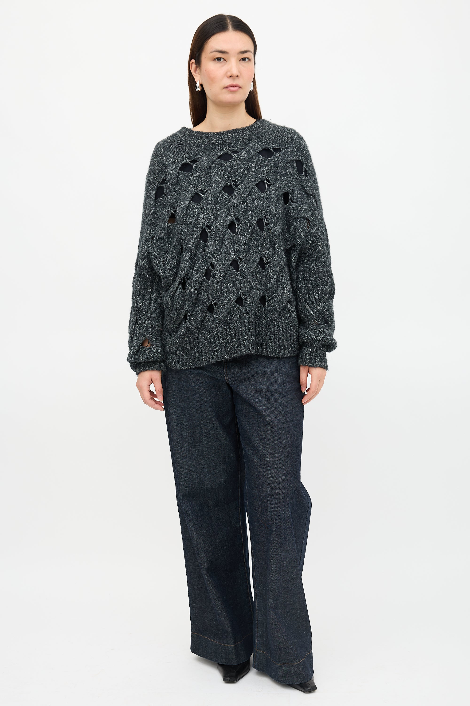 Isabel Marant Étoile Cut Out Knit Sweater