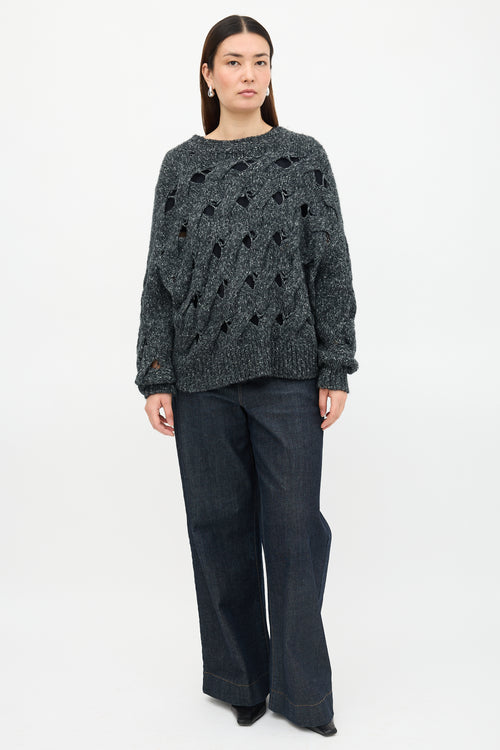 Isabel Marant Étoile Cut Out Knit Sweater