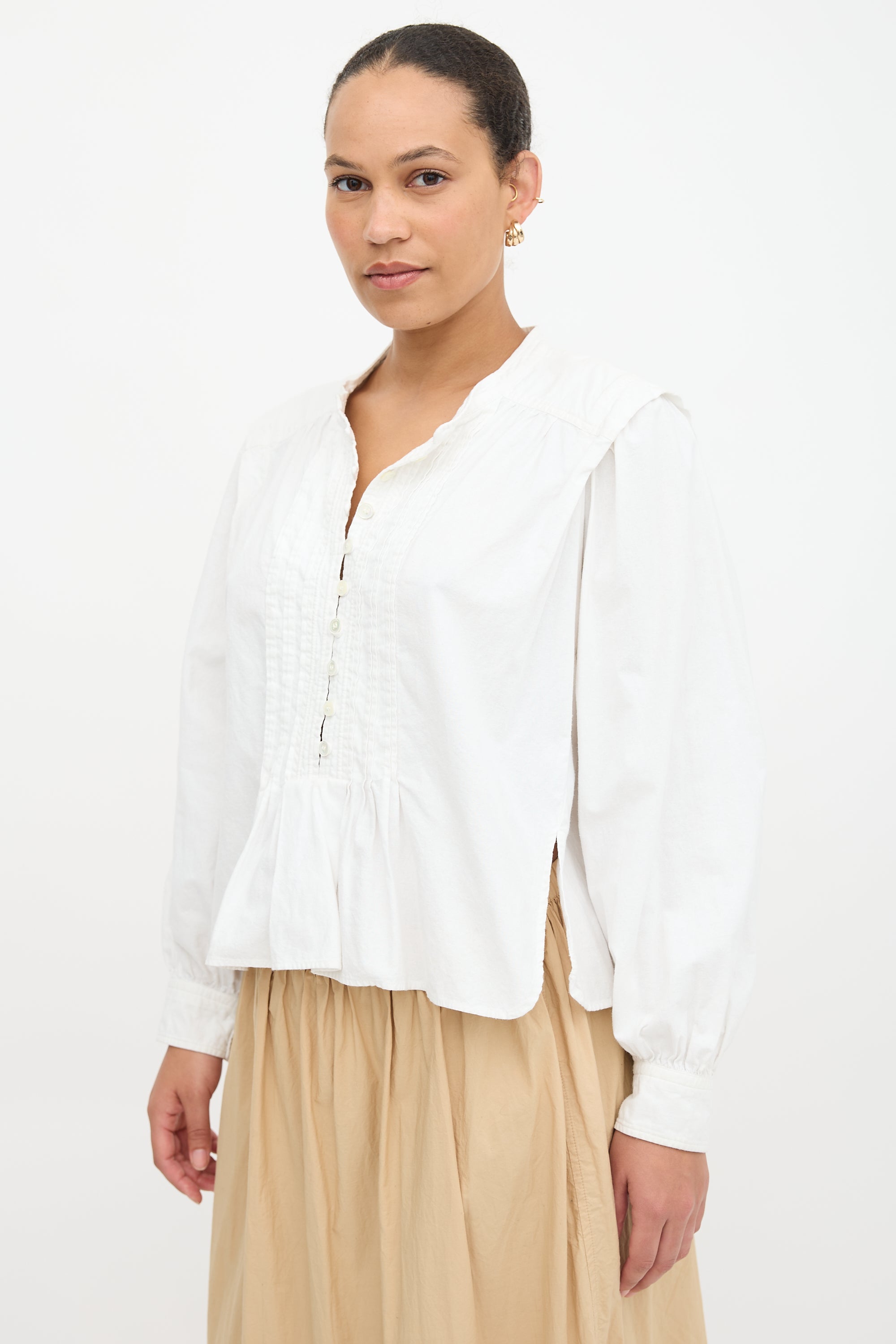 Isabel Marant Étoile Pleated Okina Blouse