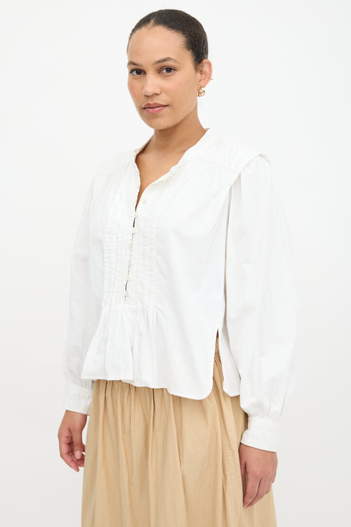 Isabel Marant Étoile Pleated Okina Blouse