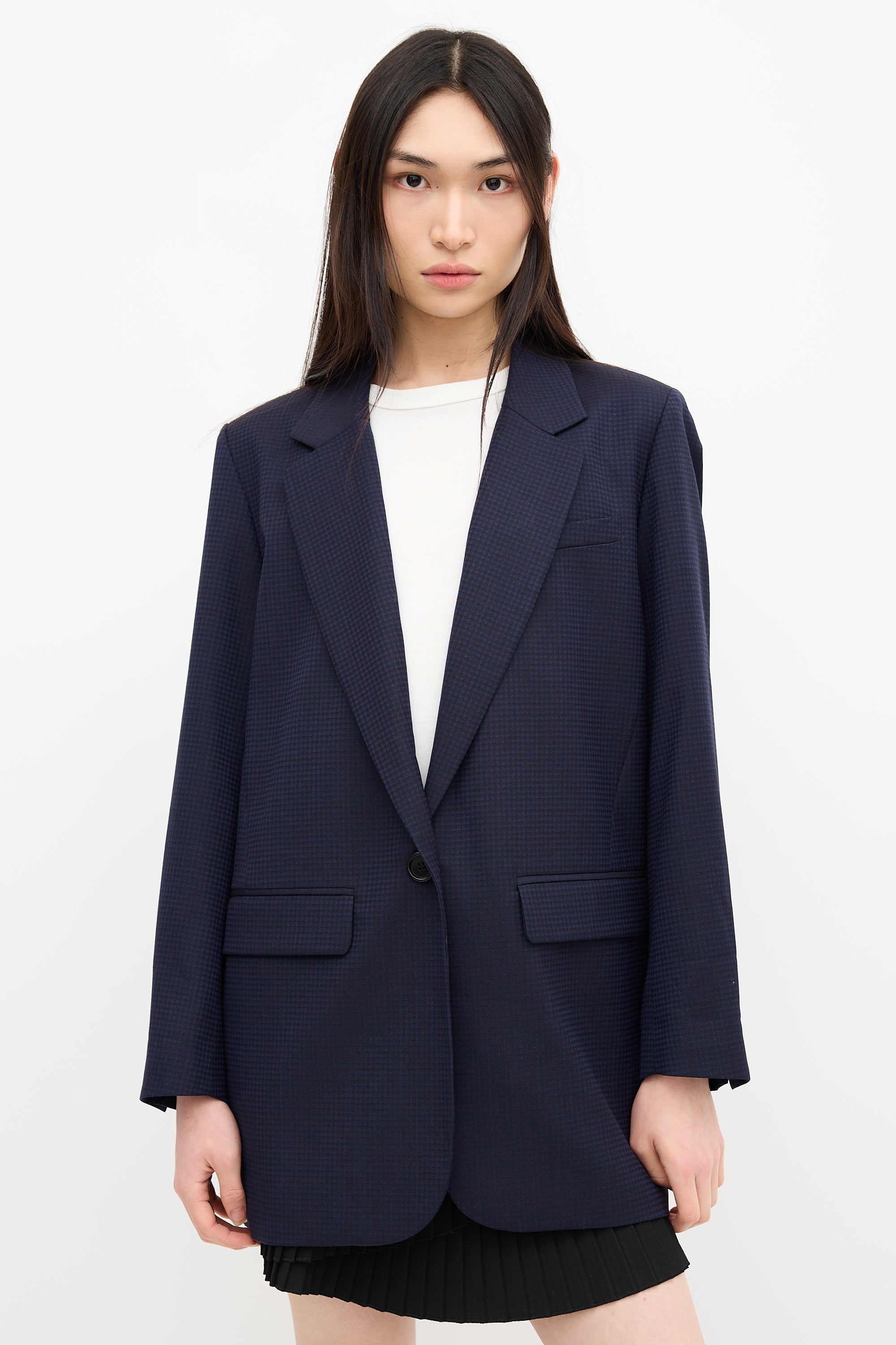 Isabel Marant Étoile Wool Checkered Blazer
