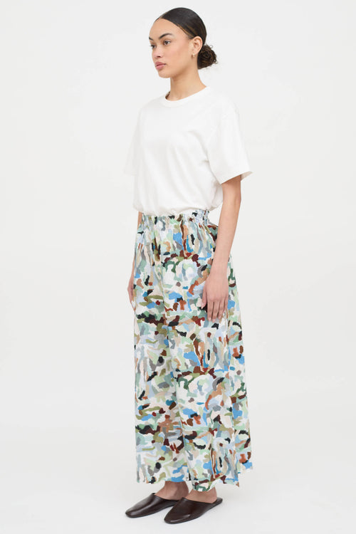 Issey Miyake Crush Wide Leg Pant