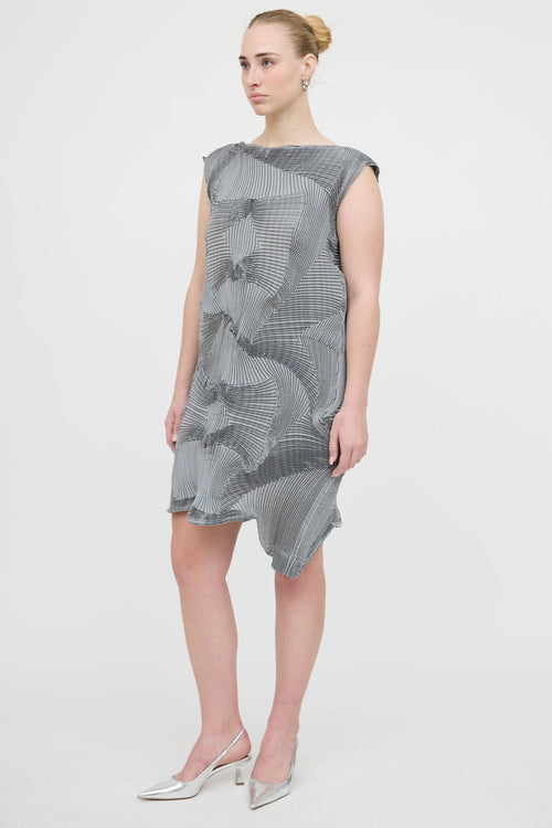 Issey Miyake Pleated Corona Dress