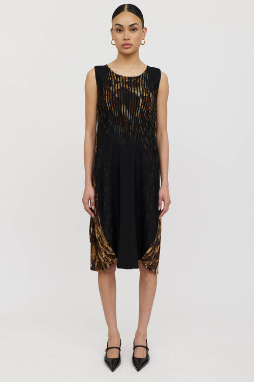 Pleats Please Issey Miyake Pebble Pleated Dress