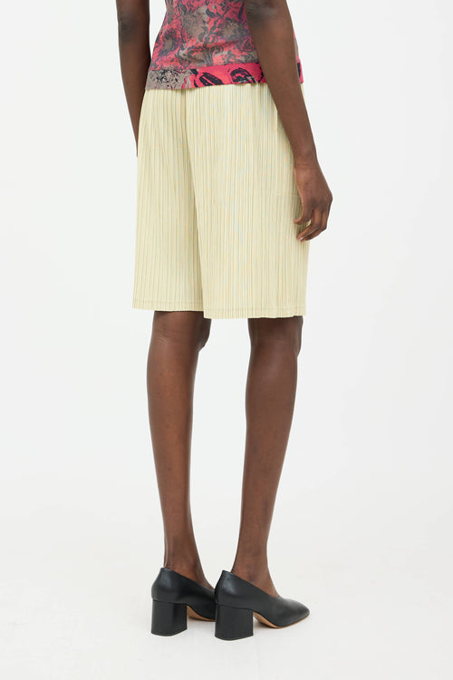 Pleats Please Issey Miyake Pleated Monthly Colour Shorts