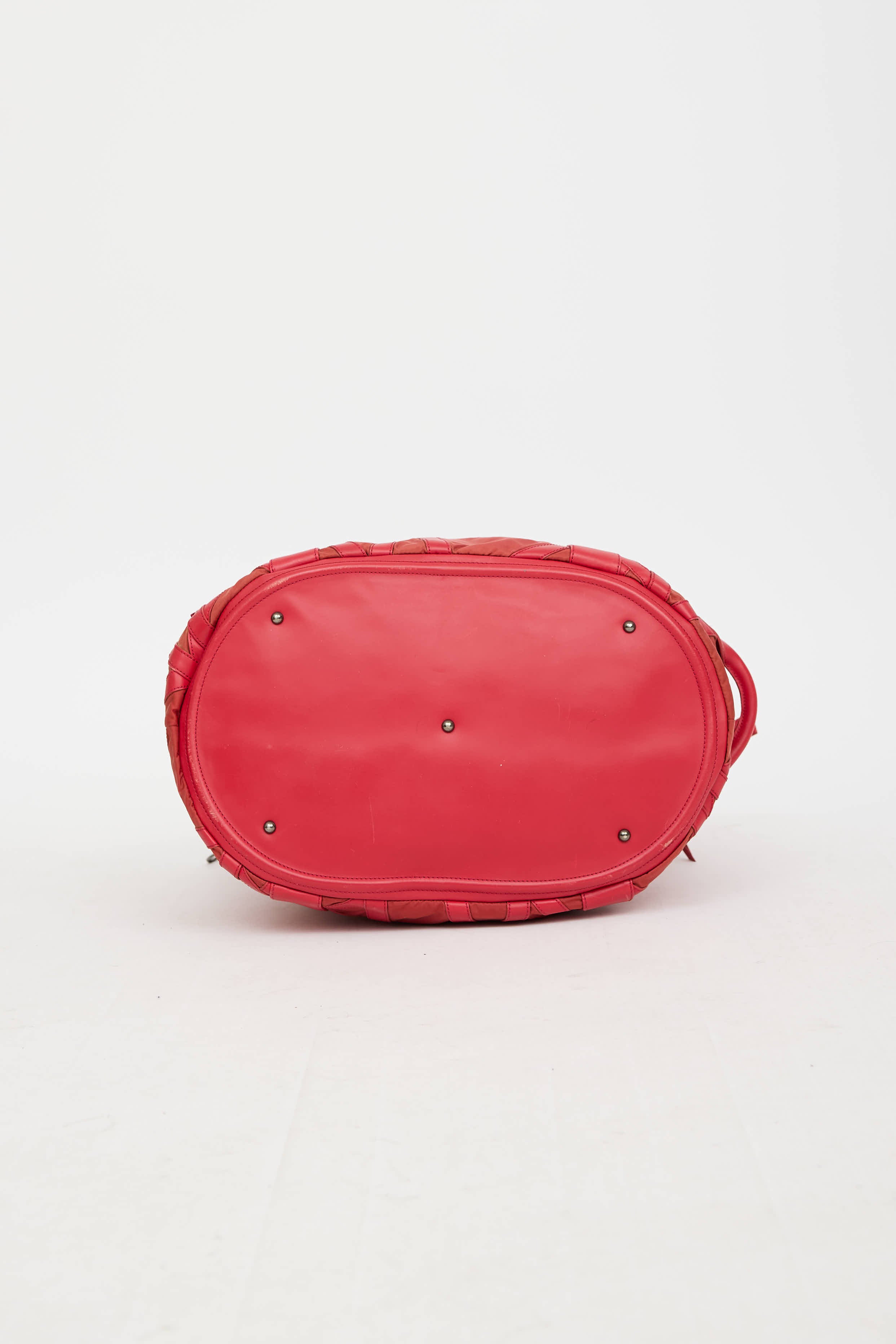 Nylon Panelled Tote Bag