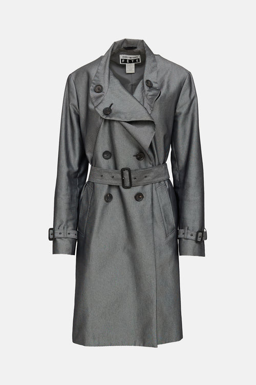 Issey Miyake Fete Cotton Trench Coat