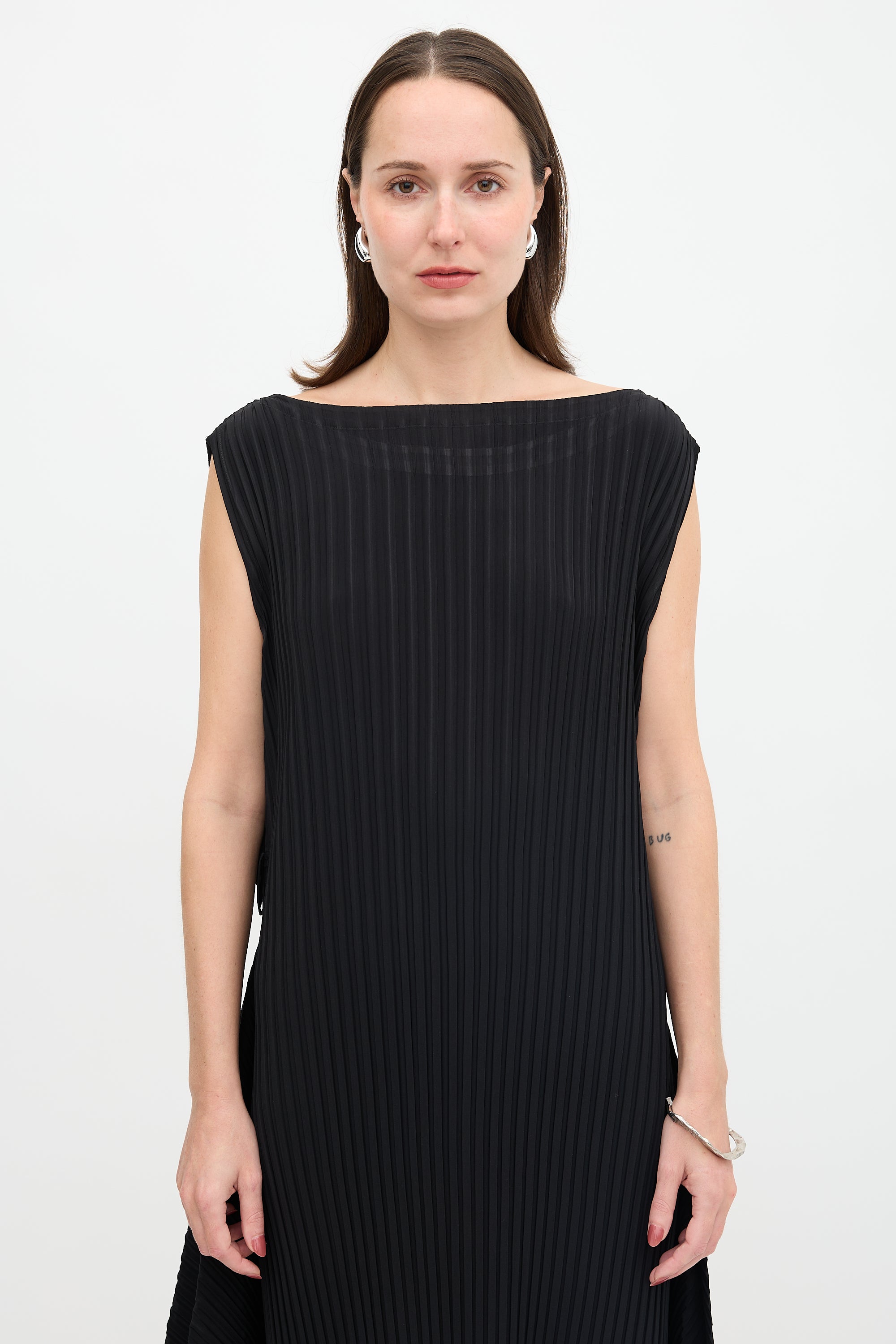 Issey Miyake Pleated Double Stream Dress