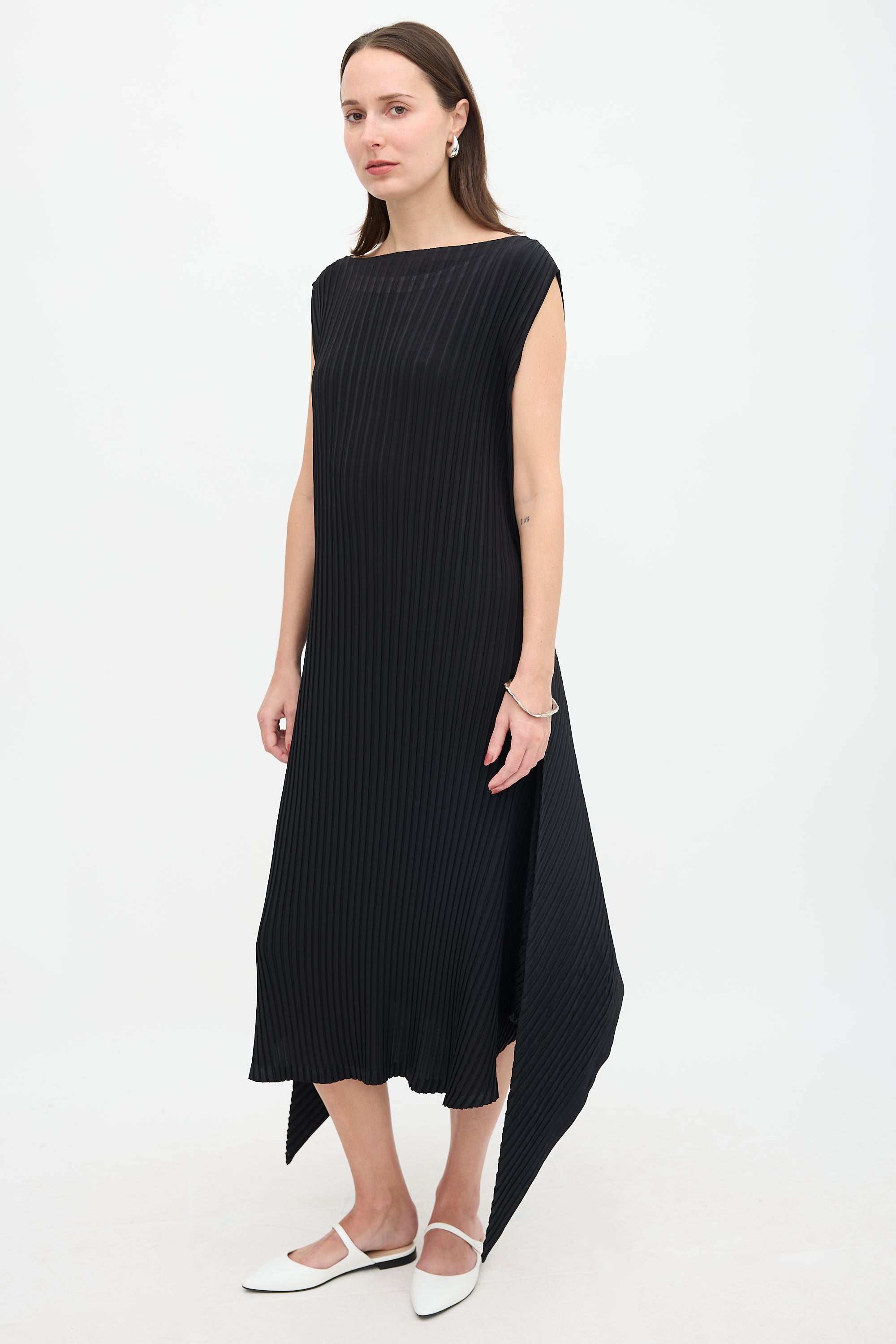 Issey Miyake Pleated Double Stream Dress