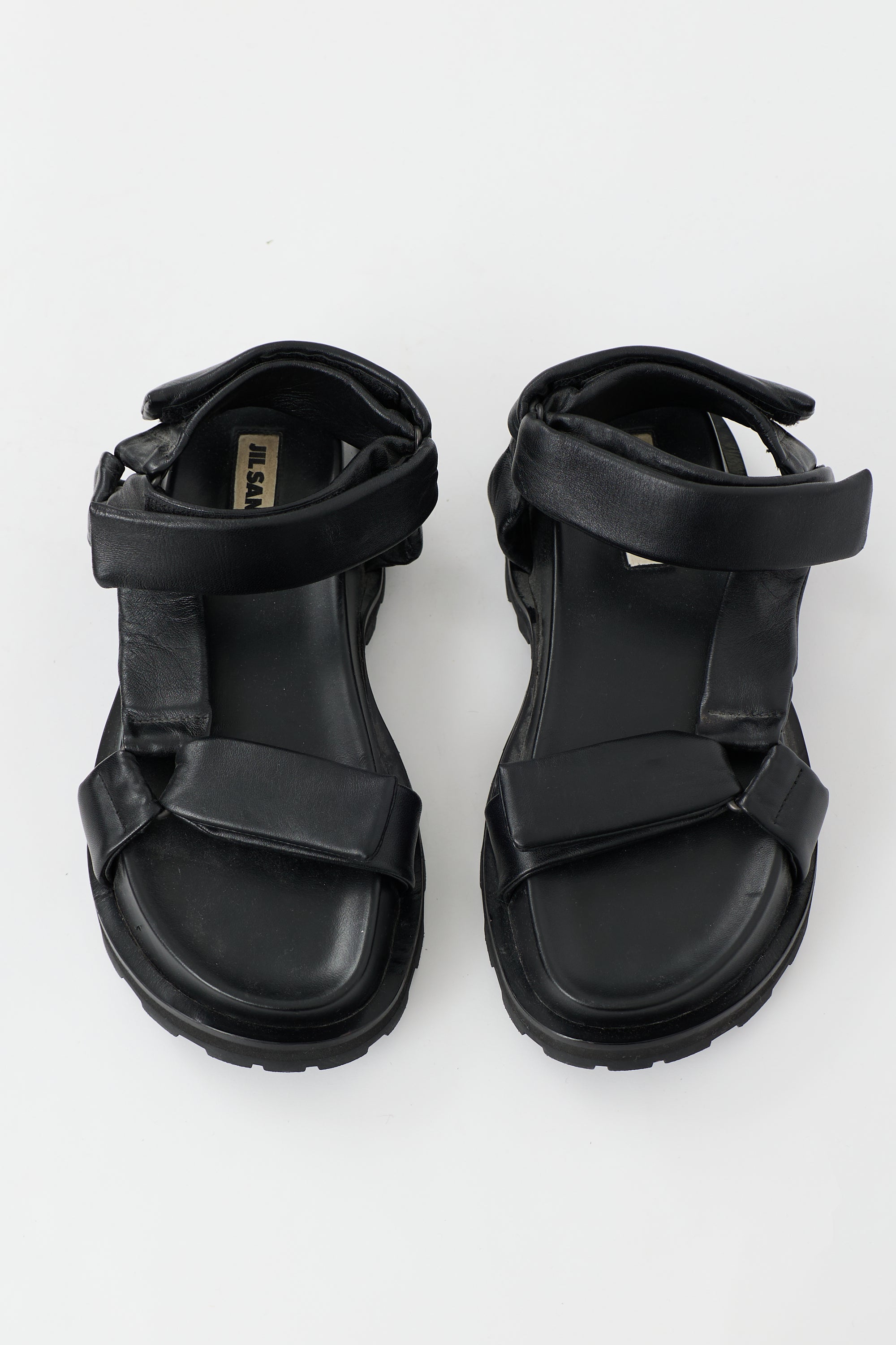 Jil Sander Leather Platform Sandal