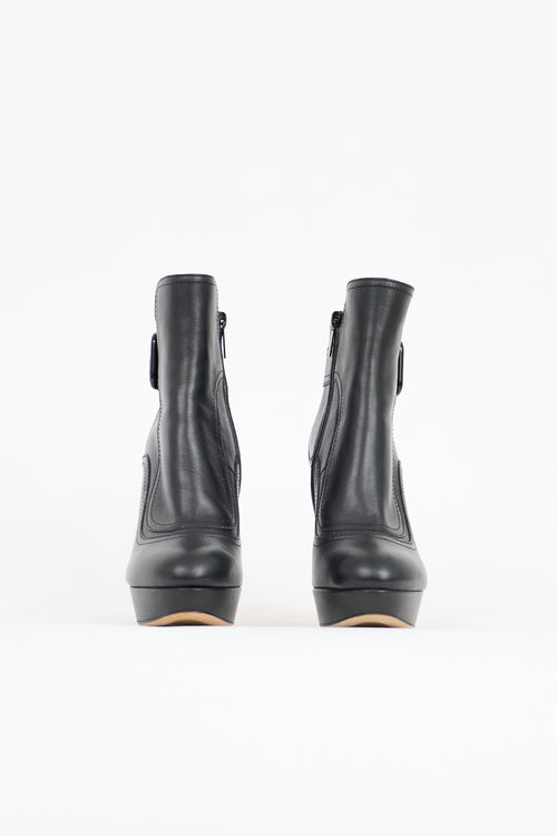 Jimmy Choo Leather Britney Platform Boot