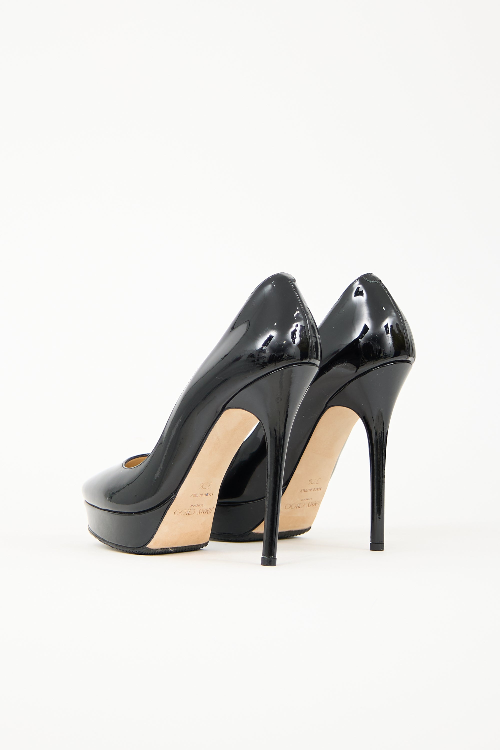 Jimmy Choo Patent Cosmic Pump