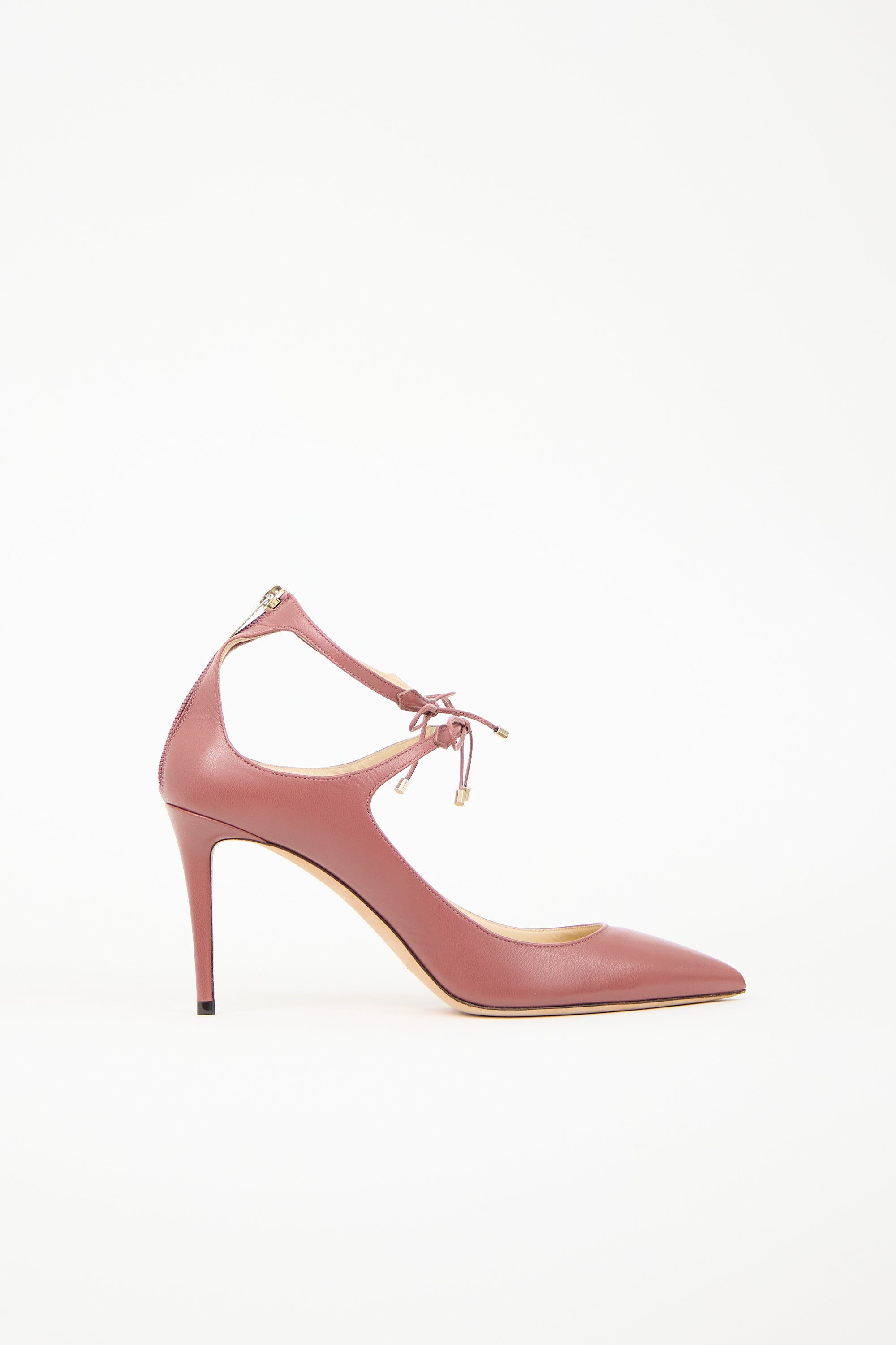 Jimmy Choo Leather Sage Heel