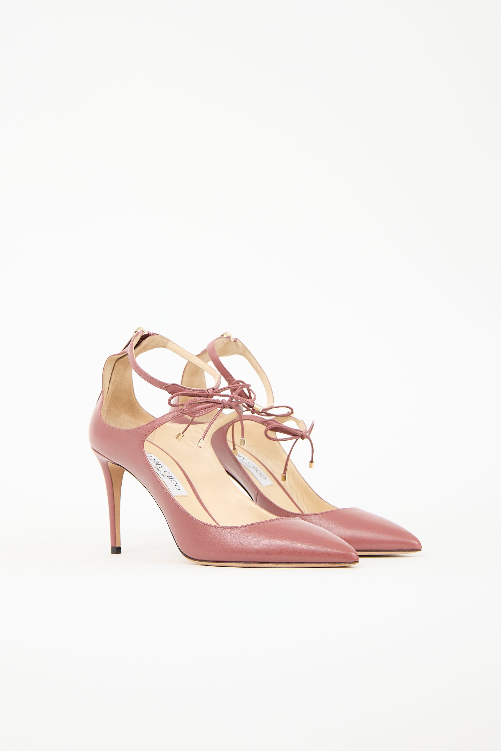 Jimmy Choo Leather Sage Heel