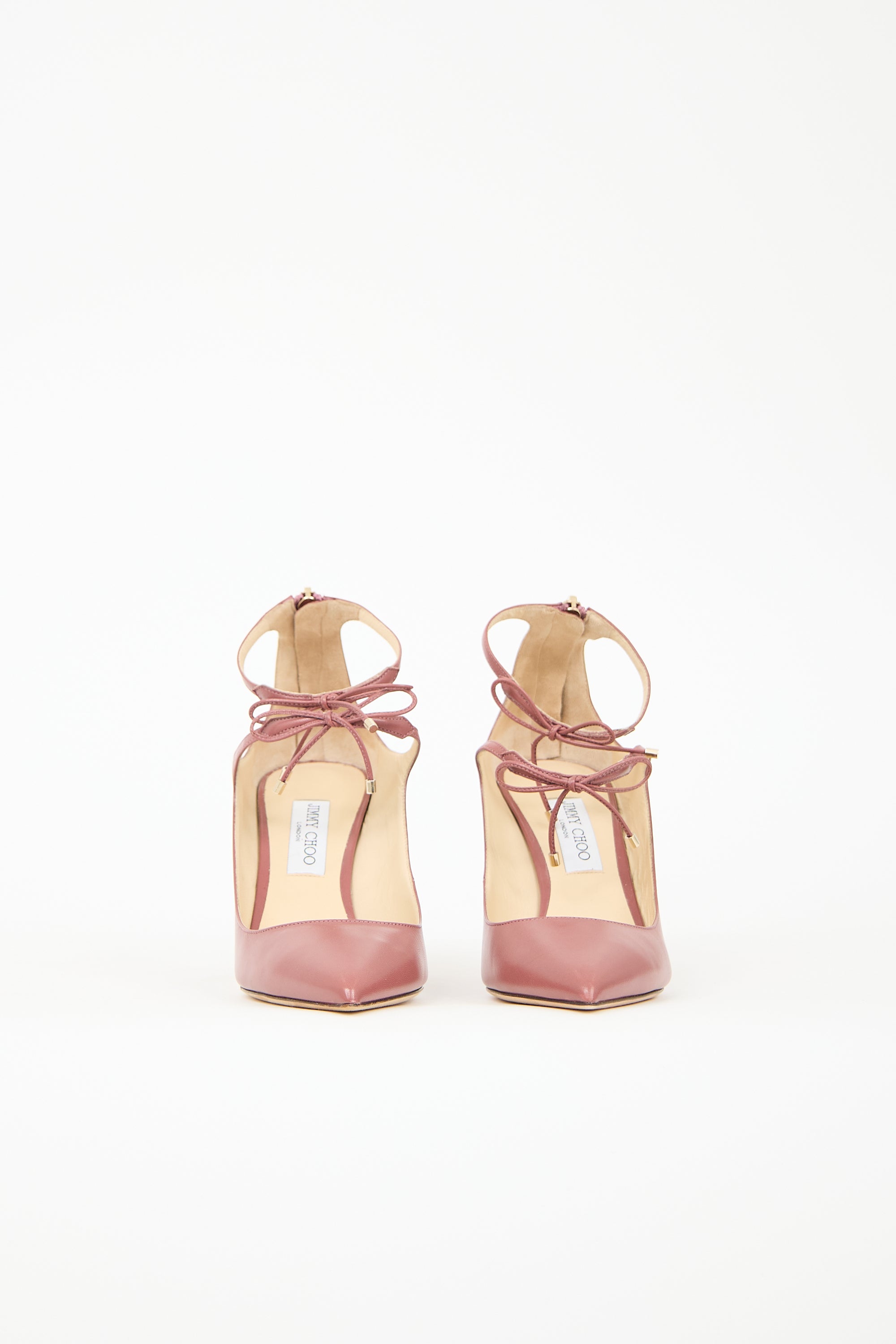 Jimmy Choo Leather Sage Heel