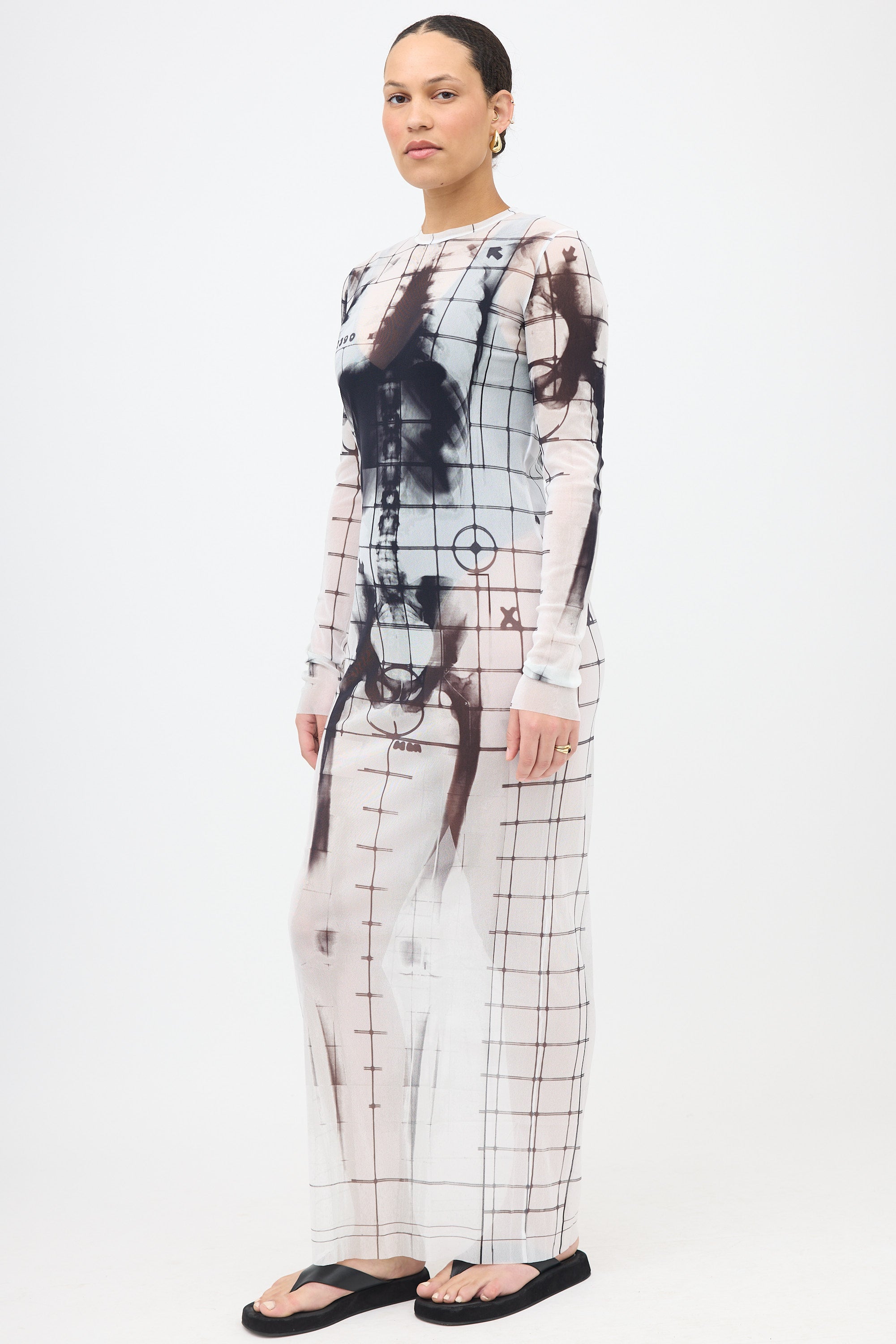 Jean Paul Gaultier Mesh X-Ray Squeletor Dress