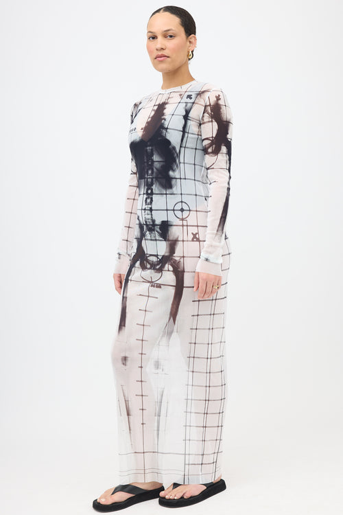 Jean Paul Gaultier Mesh X-Ray Squeletor Dress