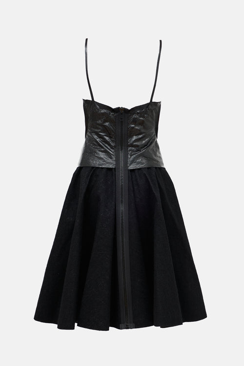 Junya Watanabe FW 2005 Coated Wool Dress