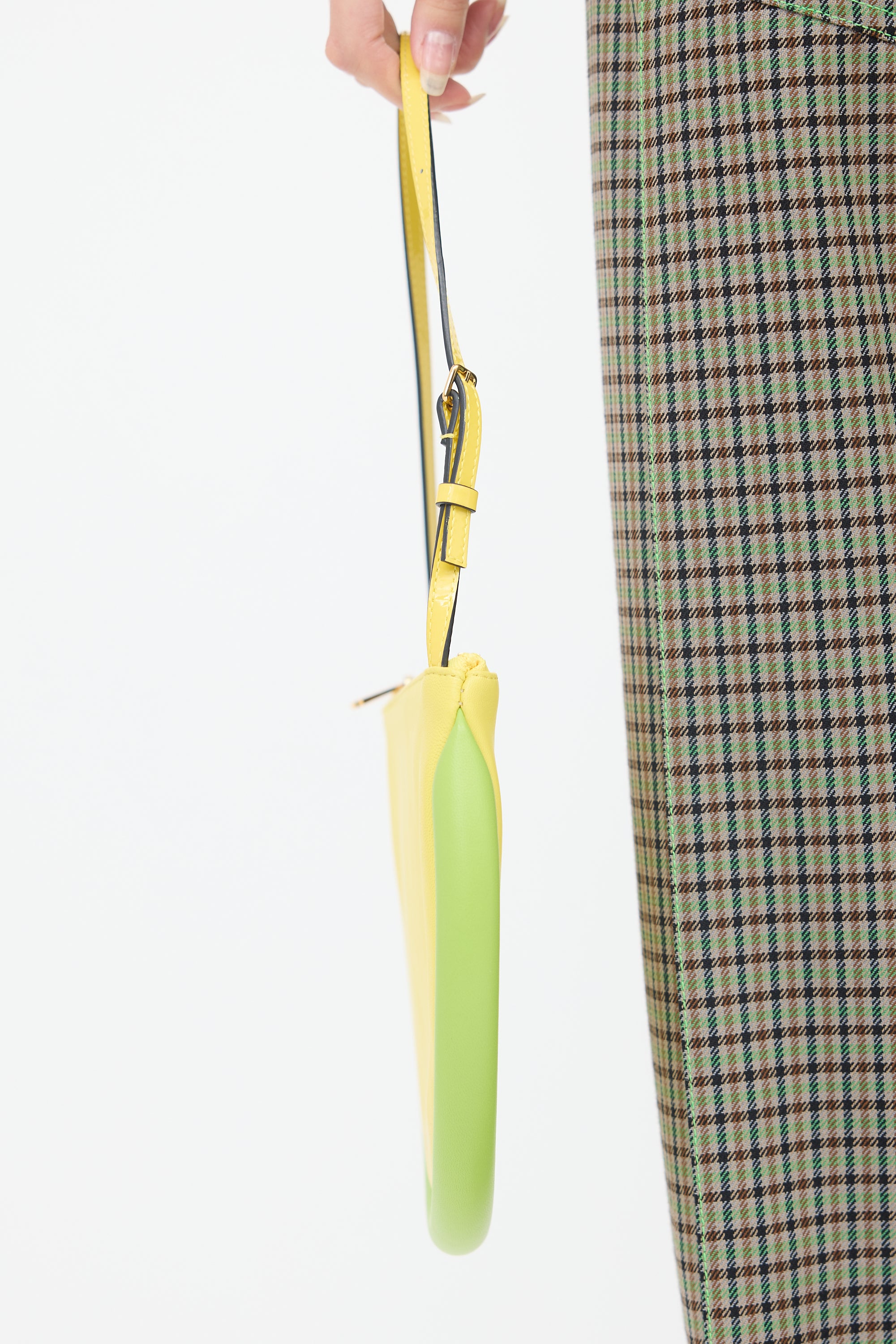 JW Anderson Leather Bumper Moon Bag